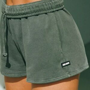 Joah brown logo sweatshorts